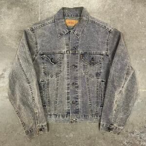 Vintage 80's Levi's Orange Tab Denim Jacket Size 48